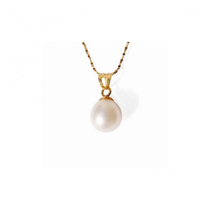 Freshwater Pearl Pendant and 14K yellow Gold Mounting