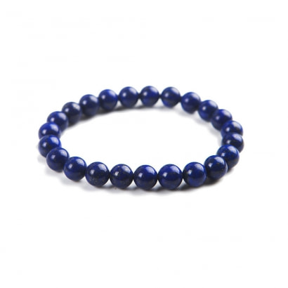 Lapis Lazuli Pearl Stretch Bracelet 