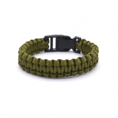 Khaki Wire Survival Bracelet