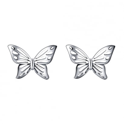  Boucles d'oreilles Papillon en Argent 925