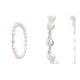 Perlenarmband mit weißen Zuchtperlen und 925-Sterlingsilber-Verschluss