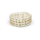 White Freshwater Pearls Stretch 3 Rows Bracelet