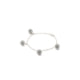 Bracelet Perles en Cristal Blanc et Argent 925