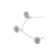 White Crystal Beads Bracelet and 925 Silver