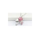 Clover Pendant made with Pink Crystal from Swarovski