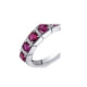 925-Sterlingsilber-Ring mit rotem Rubinstein 1,75 cts