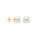 White Freshwater Pearls Child Earrings and yellow gold 375/1000