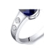 Blauer Saphir-Ring 1,75 cts und 925-Sterlingsilber