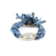 Ettika - Black and Blue Ribbons and Silver Eye Bracelet