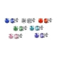 7 Paar Ohrringe mit Kristall Swarovski Elements