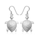 925 Silver Turtle Dangling Earrings