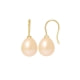 Pink Freshwater Pearls Hooks Earrings and yellow gold 750/1000 M3