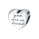 Charms Bead Amore Cuore
