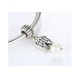 White Pearl and 925 silver Pendant Charms bead