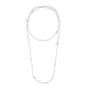 Multicolor Freshwater Pearls Long Necklace and 925 Silver