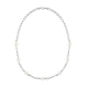 White Freshwater Pearls Necklace and 925 Silver