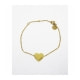 Box Trendy Kiss Herz Armband und Uhr Iris Damen aus Golden Metall