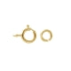Collier Chaine Forcat Or jaune 750/1000 et 3 Perles de Culture Blanches
