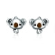 925 Silver Koala Earrings
